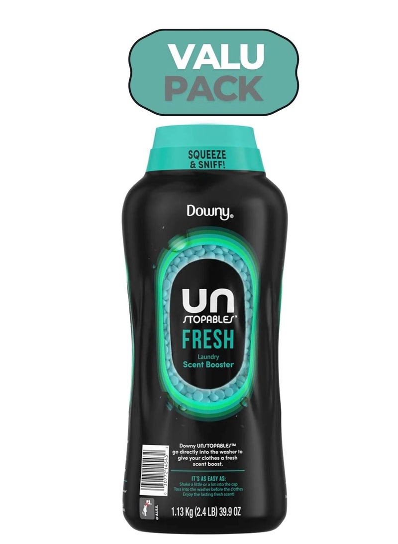 Downy Unstopables In Wash Freshness And Scent Booster Beads Fresh Scent 1.13 Kg Blue - Image 1
